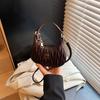 Bolso Cruzado de Lujo Ligero Estilo Francés Transfronterizo para Niñas, Bolso de Mano Mini Plegado de Nicho, Nuevo Bolso Cruzado de Hombro Único Ins Luna