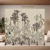 Biombo Estilo Chino para Sala de Estar, Pantalla Móvil Plegable Estilo Chino para Oficina de Hotel, Panel Divisor de Entrada