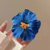 Presilha de Cabelo Infantil Flor Estrela do Mar Tema Oceano para Meninas, Grampo Pinça para Franja Lateral com Atmosfera de Fada Costeira para Fotos