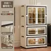 Gabinete de Almacenamiento Multifuncional, Gabinete de Almacenamiento para Sala de Estar, Gabinete Plegable, Gabinete de Almacenamiento y Organización para Ropa, Caja de Almacenamiento, Gabinete de Doble Puerta