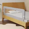 Barandillas de cuna, barandillas de cama para bebé, barandillas de seguridad para bebé, lateral plegable, conveniente para niños, operación a un solo lado.