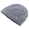 Chapéu de lã para homens na moda de inverno europeu e americano britânico Chapéu de malha Chapéu frio Chapéu de lã de cor sólida Lã de camada dupla Baotou Chapéu