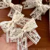 Francês Retro Lace Bow Pequeno Grab Clip High-end Side Duckbill Clip Cabeça Jóias Bangs Acessórios para o Cabelo
