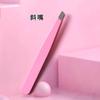 Pinzas de acero inoxidable de punta pinza para cejas rosa pinza para cejas herramienta para recortar cejas belleza maquillaje pinza para barba pinza para pestañas pinza para cejas