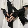 INS Japonés Harajuku Marca de Moda Guantes de Dedos Ninja Yamamoto Viento Oscuro Protector Solar Manga de Medio Dedo Para Hombre y Mujer Combinación Perfecta Moda