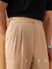 Pantalones Casuales de Vestir para Hombre, Corte Recto Delgado, Resistentes a las Arrugas, No Necesitan Planchado, Estilo de Negocios Casual, Caída Avanzada, Modernos