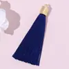 Fabricante Venta al por Mayor Pequeño Peso Borla Borla Accesorios para el Cabello de Niños Accesorios de Borla Colgante Marcapáginas Metal Imitación Sombrero Borla Colgante