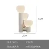 Luminária de Mesa Criativa de Luxo Leve para Quarto Dinamarquesa Minimalista Nórdico para Sala de Estar Estudo Leitura Vidro Decorativa Atmosfera Luminária de Mesa