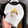 Camiseta Térmica para Niña, Tallas Mediana a Grande para Niños, Felpa, Casual, Bloque de Color, Manga Larga, Nuevo Estilo Otoño/Invierno, Cuello Redondo, Cálida, Camiseta Versátil