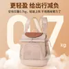 Mochila Portabebés para Perros tipo Pechera, Transportador Portátil para Gatos, Transportador de Perros Ligero y Transpirable, Mochila para Mascotas Estilo Frontal-Trasero para Perros Pequeños
