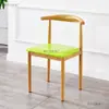 Silla de Comedor Hierro Forjado Respaldo de Cuerno Silla Moderna Simple Creativa Taburete Hogar Celebridad de Internet Ocio Café Restaurante Mesa y Sillas