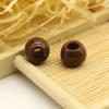 12*5mm Piedra Natural Agujero Grande Bolas Redondas Cuentas Sueltas Ágata Ojo de Tigre Cristal Cuentas DIY Pulsera Collar Accesorios de Joyería