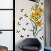 Variedad de Mariposas Florales Frescas Creativas Pegatinas de Pared Pintadas a Mano Dormitorio Sala de Estar Fondo del Hogar Pegatinas Decorativas de Atmósfera