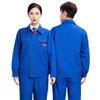 Roupas de Trabalho de Algodão Poliéster Primavera e Outono Zíper Completo Laranja Bloco Roupas de Trabalho Manutenção Ferramenta de Proteção do Trabalho para Homens e Mulheres Fábrica de Vestuário Customização