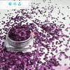 Decoraciones para uñas lentejuelas de cristal de hielo librito rojo nuevo macarrón coloridas redondas hechas a mano DIY reflector