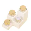 Frasco Vacío de Gel para Uñas Acrílicas de Fábrica de Alta Calidad de 5g, Dorado Brillante Chapado, Frasco de Gel para Uñas Funcional de Alto Valor