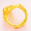 Anillo europeo transfronterizo chapado en oro de moneda europea para mujer no se decolora por mucho tiempo Japón y Corea del Sur joyería de imitación de oro joyería de oro de personalidad joyería para mujer Oriente Medio