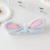 Super Fofo Adorável Coelho de Arame 3D Orelhas Rosto Fofo Prendedor de Cabelo para Lavar o Rosto Máscara de Maquiagem Acessórios de Cabelo para Mulheres Acessórios de Cabeça