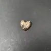Remaches metálicos en forma de corazón con pedrería para ropa, bolsos, zapatos, sombreros, manualidades DIY
