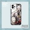 Produto Popular Transfronteiriço: Capa de Celular Ferroviária Cúpula Estrelada para Apple 17 Pro, Desenho Animado Anime, Anti-Queda para iPhone 12, Capa Transparente para iPhone 16