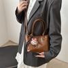 Bolso de Mano Vintage de Moda para Mujer Nuevo Bolso Bandolera Texturizado Versátil para el Hombro Bolso Tote para Viajar