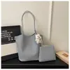 Bolsa Grande Tejida con Patrón Retro para Mujer de Comercio Exterior Transfronterizo, Bolso Tote Casual Nuevo de Gran Capacidad, Bolso de Hombro Texturizado a la Moda