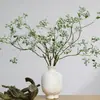 Flor Artificial Fruta Amora Mirtilo Romã Pequena Flor Falsa Planta de Simulação Decoração de Casa Acessórios de Casamento