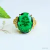 Anillo de Vidrio Colorido Retro Europeo y Americano Ai Yu Banda de Anillo Ajustable Transfronterizo Transmisión en Vivo Venta Caliente Venta al por Mayor S5021511