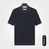 Estilo Old Money Casual de Punto Manga Corta para Hombre Verano Estilo Ligeramente Maduro Camiseta con Puño Manga Media Ajuste Delgado Hombro Correcto