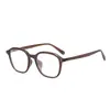 Óculos Ultra Leves Tr90 para Mulheres com Miopia Podem Ser Equipados com Lentes de Prescrição para Astigmatismo Sem Maquiagem, Luz Azul Anti-Reflexo, Armação de Óculos para Rosto Grande com Efeito Emagrecedor para Homens