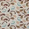 Tela Jacquard Étnica Paisley Personalizada con Textura 3D para Bolsos, Cojines, Almohadas, Chaquetas y Ropa