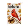 Festival de la Cosecha Nueva Transfronterizo de Amazon Bandera de Jardín Estampado de Calabaza de Otoño Letra Decoración de Jardín Bandera Pequeña Decoración