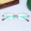 Nuevo al por mayor Guofeng armazón de metal para gafas de miopía para mujer al por mayor armazón de gafas de medio marco con presbicia miopía Danyang