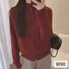 Cardigan Suéter de Tricô de Inverno Feminino com Renda Vazada, Gola Alta, Fechamento Único, Casaco com Pelo Macio de Guaxinim
