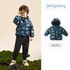 Chaqueta de plumas para niño Bebé Fresco Guapo Dinosaurio Ropa de Invierno Ligera Niño Pequeño Forro Polar Ropa Cálida Chaqueta para Niños Otoño e Invierno