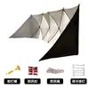 Cortavientos para Camping y Fiestas al Aire Libre Más Vendido del Fabricante Original, Color Caqui, Pantalla Cortavientos Portátil Fácil de Abrir