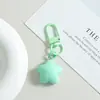Pingente Estrela de Cinco Pontas Colorido, Chaveiro Metálico Fofo de Personagem para Bolsa, Pingente de Joia, Presente para Casais e Melhores Amigos