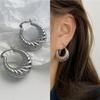 Pendientes Retro de Personalidad Europeos y Americanos para Mujer, Clips para Orejas Electroplateados, Pendientes Metálicos Geométricos, Modernos y Elegantes al por Mayor