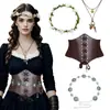Set de Guirnalda y Tocado de Halloween Transfronterizo Cinturón Cadena para la Cintura Collar Accesorios para Fiesta de Disfraces Cosplay