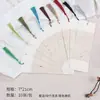 Papel para Caligrafia Marcador de Página Estilo Chinês Caligrafia Artesanal Clássica Pintura Chinesa Batik Manuscrito em Branco Autopreenchível Estudante Caneta Dura Pincel