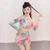 Traje de Baño para Mujer 2026 Nuevo de Moda Estilo Celebridad de Internet Bikini Adelgazante Puro y Sexy Conjunto de Tres Piezas Verano Hada Vacaciones en la Playa