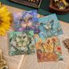 Serie de Pintura Jilu Yu Jian Chengpin - Marcapáginas de Pintura al Óleo, Marcapáginas Clip de Lectura para Estudiantes con Mariposa Irregular Vintage