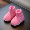 Zapatos y Calcetines Integrados de Lana y Piel de Oveja Australiana para Bebé, Zapatos de Algodón Cálidos Engrosados para Otoño e Invierno, Suela Suave, Calcetines que No Se Caen 0-6-12