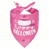 Comercio Electrónico Transfronterizo Halloween Bandana Triangular Babero para Mascota Bandana Triangular Suministros de Decoración para Mascotas Dropshipping