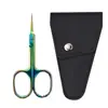 Tijeras Curvas Estilo Ruso de Segunda Generación, Tijeras para Cutícula Estilo Ruso, Set de Manicura Empujador de Acero, Tijeras para Dedos Estilo Ruso Transfronterizas, Tijeras para Uñas Puntiagudas