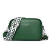 Nova Bolsa Crossbody Feminina All-match Fashion Explosion Bolsa de Ombro Couro Genuíno Bolsa Feminina Alça de Ombro Larga Bolsa para Celular Bolsa de Couro Macio
