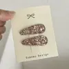Pinzas Brillantes para el Cabello de Niña Pasador de Princesa Pinza para Flequillo Frente Pinza BB Dulce para Niña Gota de Agua