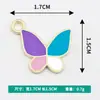 Acessórios diy joias desenho animado coreano borboleta liga de óleo colar pulseira pingente único acessórios atacado transfronteiriço