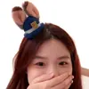 Presilha de Cabelo Fofa Mini Coelho Judy com Orelhas Presilha Lateral Desenho Animado Acessórios de Cabelo para Foto no Parque de Diversões Zootopia