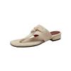 Nuevas Chanclas Elegantes de Estilo Francés de Verano con Borlas para Uso en Exteriores, Sandalias Versátiles de Tacón Bajo para Mujer en Verano
